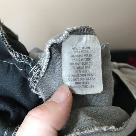 Elliott Lauren Straight Leg Denim Gray Wash Mid Rise Jeans (6) - Picture 8 of 8